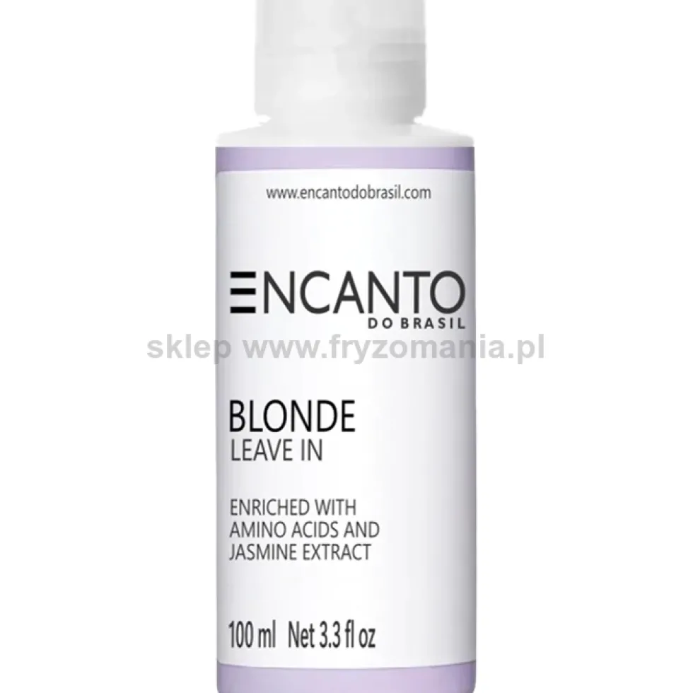 Encanto Do Brasil Blonde - zestaw do keratynowego prostowania włosów blond z kwasem hialuronowym 2x100ml + 200ml
