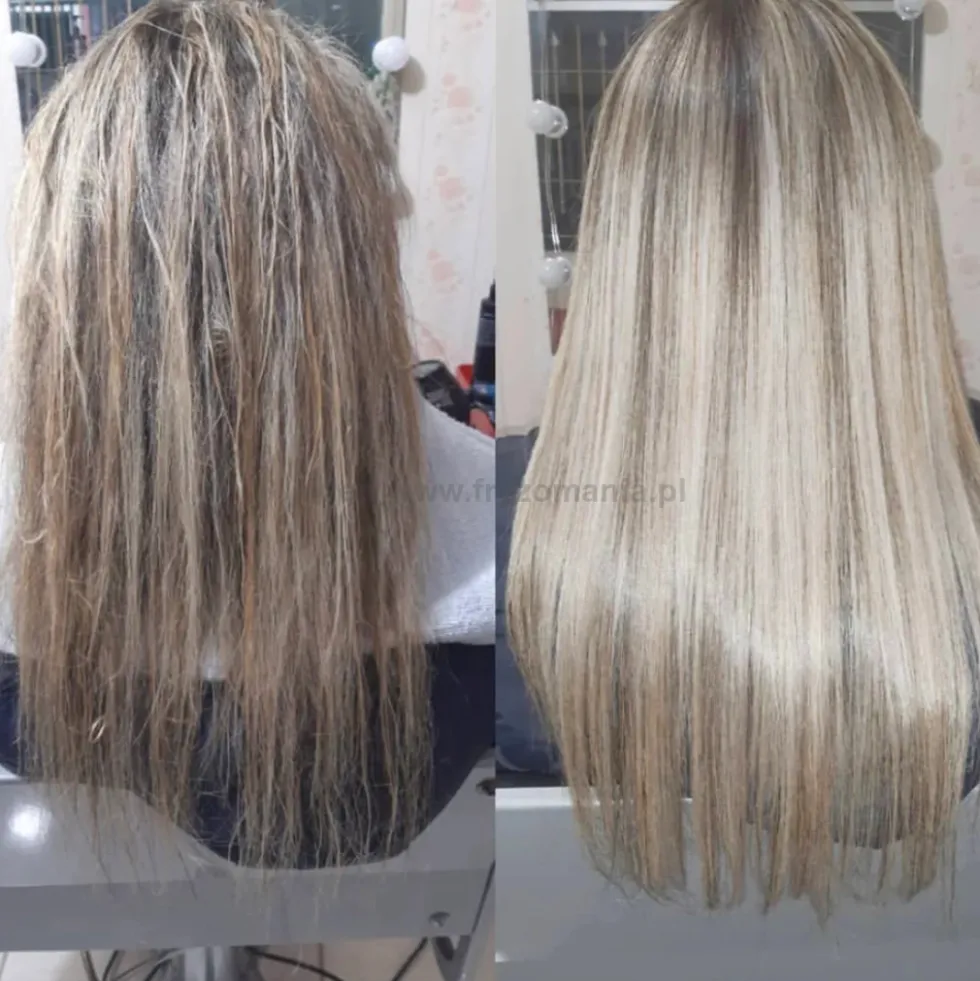 Encanto Do Brasil Blonde - zestaw do keratynowego prostowania włosów blond z kwasem hialuronowym 2x100ml + 200ml