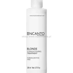 Encanto Do Brasil Blonde - zestaw do keratynowego prostowania włosów blond z kwasem hialuronowym 2x100ml + 200ml