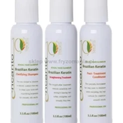 Encanto Do Brasil Keratyna do prostowania włosów zestaw 3x100ml