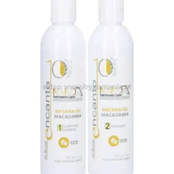 Encanto Do Brasil Nanox - zestaw do keratynowego prostowania włosów 2x473ml