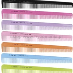 Euro Stil 422 Grzebień fryzjerski 18cm, czarny lub różne kolory