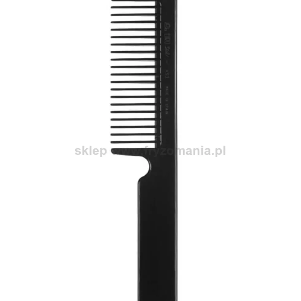 Euro Stil 453 Grzebień fryzjerski 20,5cm czarny