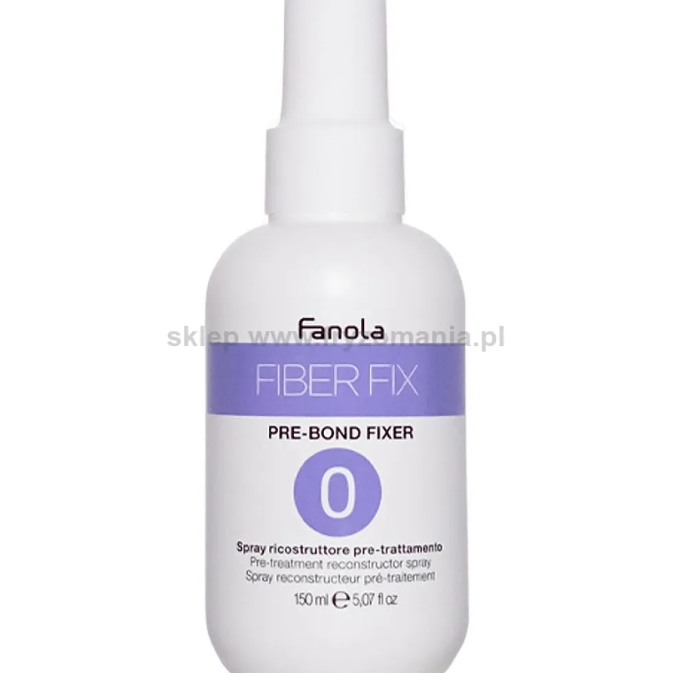Fanola Fiber Fix Pre-Bond Fixer N.0 Spray rekonstruujący włosy przed zabiegami technicznymi 150ml