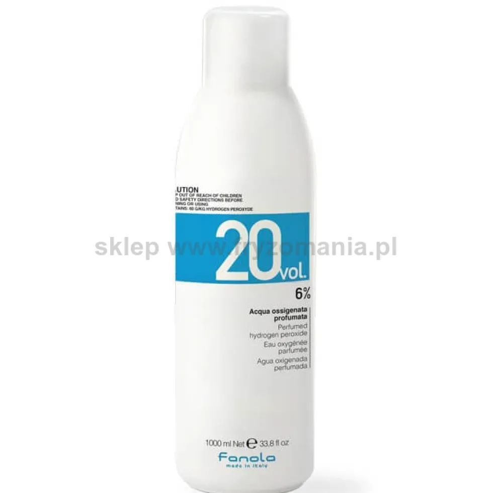 Fanola Kremowa emulsja utleniająca (oxydant) 1,05%, 3%, 6%, 9%, 12% 1000ml