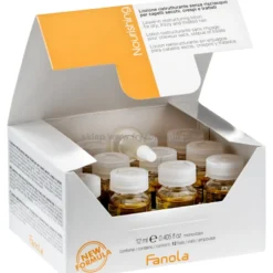 Fanola Nourishing Ampułki do włosów suchych i po zabiegach 12x12ml