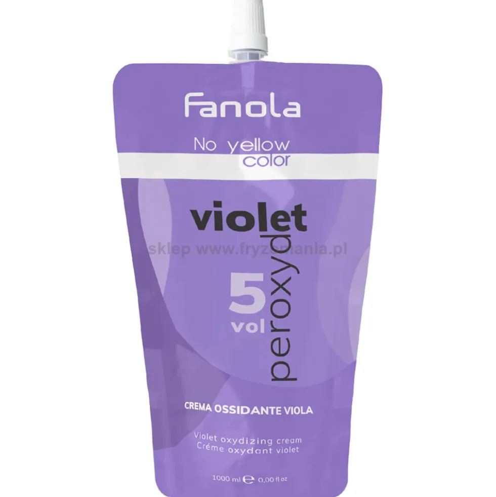 Fanola No Yellow Fioletowy Oksydant do farby 1,5%, 7,5% 1000ml
