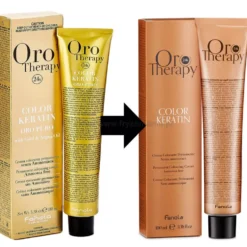 Fanola Oro Therapy Color Keratin Oro Puro Farba w kremie do trwałej koloryzacji bez amoniaku 100ml