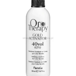 Fanola Oro Therapy Gold Activator Oro Puro Aktywator w kremie z keratyną, stężenia: 3%, 6%, 9%, 12% 150ml