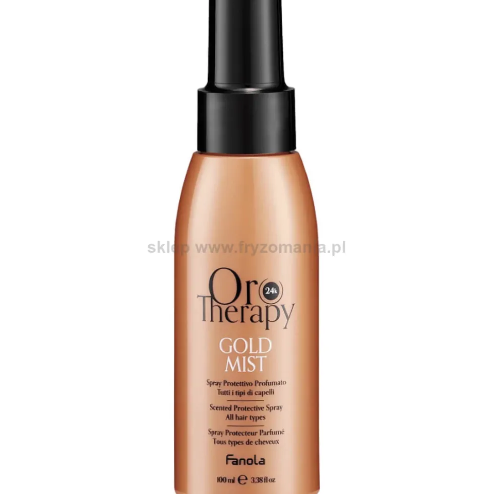 Fanola Oro Therapy Gold Mist Spray ochronny do włosów 100ml