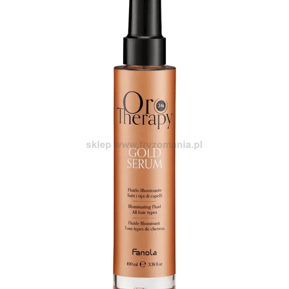 Fanola Oro Therapy Gold Olejek rozświetlający do włosów 100ml