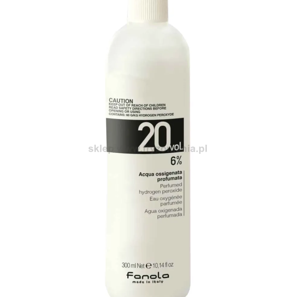 Fanola Peroxide Oksydant do farby 3%, 6%, 9%, 12% 300ml
