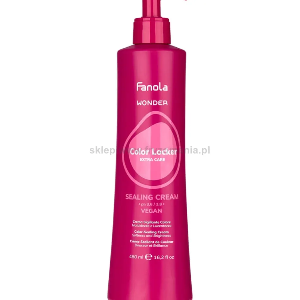 Fanola Wonder Color Locker Krem do włosów farbowanych przedłużający trwałość koloru 480ml