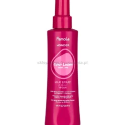 Fanola Wonder Color Locker Milk Mleczko do włosów farbowanych w sprayu, przedłużające trwałość koloru 195ml