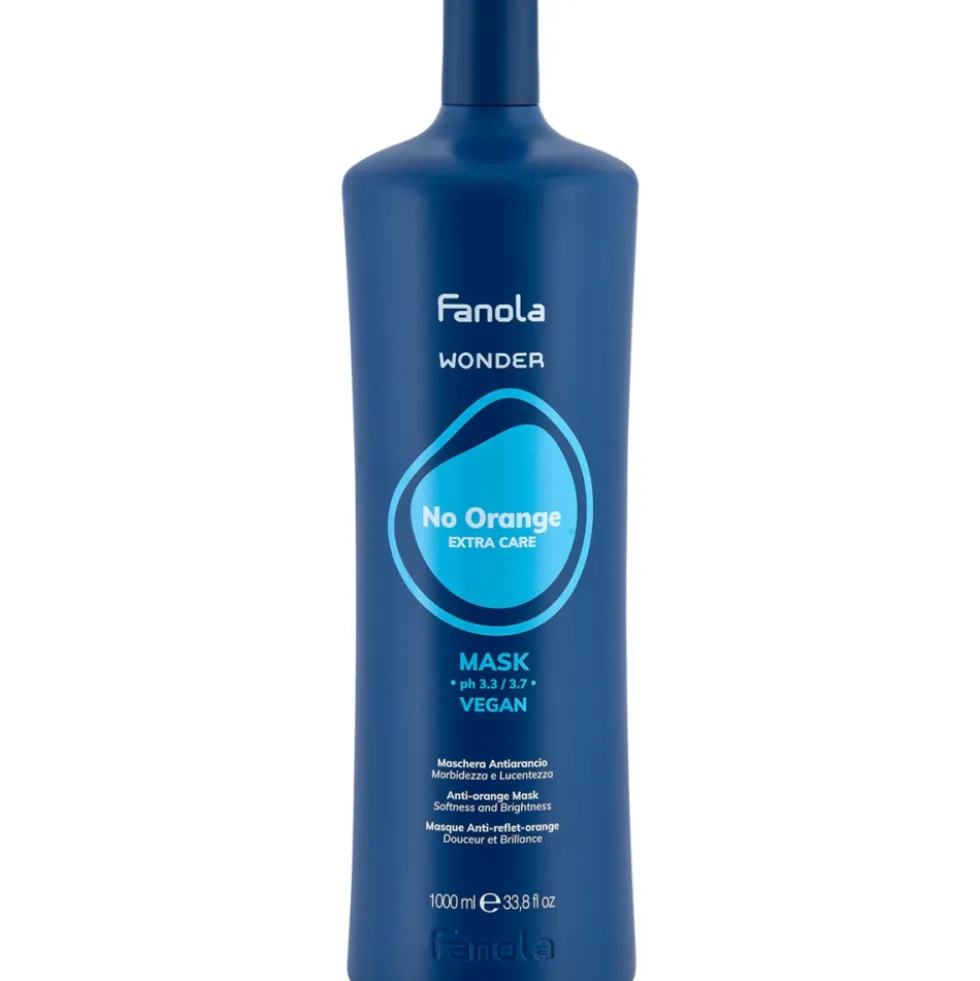 Fanola Wonder No Orange Maska neutralizująca pomarańczowe odcienie ciemnych włosów 1000ml