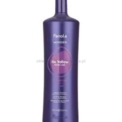 Fanola Wonder No Yellow Szampon neutralizujący żółty kolor do włosów bardzo suchych 1000ml
