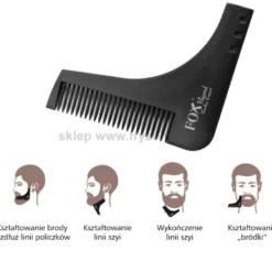 Fox BEARD EXPERT Grzebień barberski do strzyżenia brody