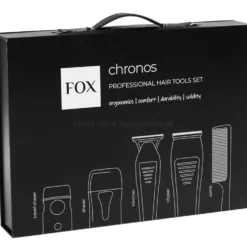 Fox Chronos zestaw maszynka, trymer, golarka foliowa i mini golarka, ostrza DLC, akumulatorowy