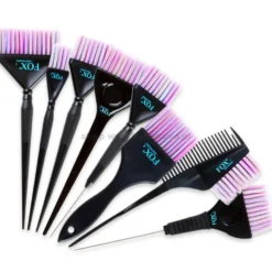 Fox Color Brush Pędzle do farbowania włosów 8szt.