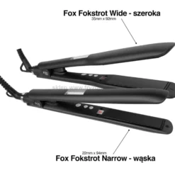 Fox Fokstrot Wide Prostownica do włosów z wyświetlaczem LCD HD