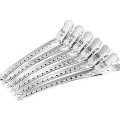 Fox Klipsy fryzjerskie metalowe 7cm, 6szt.