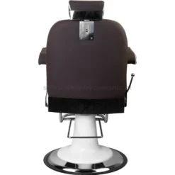 Gabbiano Amadeo Fotel barberski brązowy dostępny w 48h