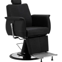 Gabbiano Athena Fotel barberski czarny, dostępny w 48h