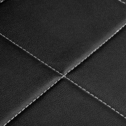 Gabbiano Avila Sofa do poczekalni fryzjerskiej, złoto-czarna, dostępna w 48H