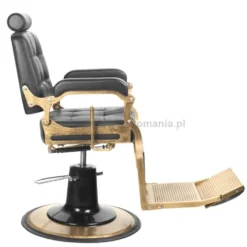Gabbiano BOSS Fotel barberski fryzjerski czarny dostępny w 48h
