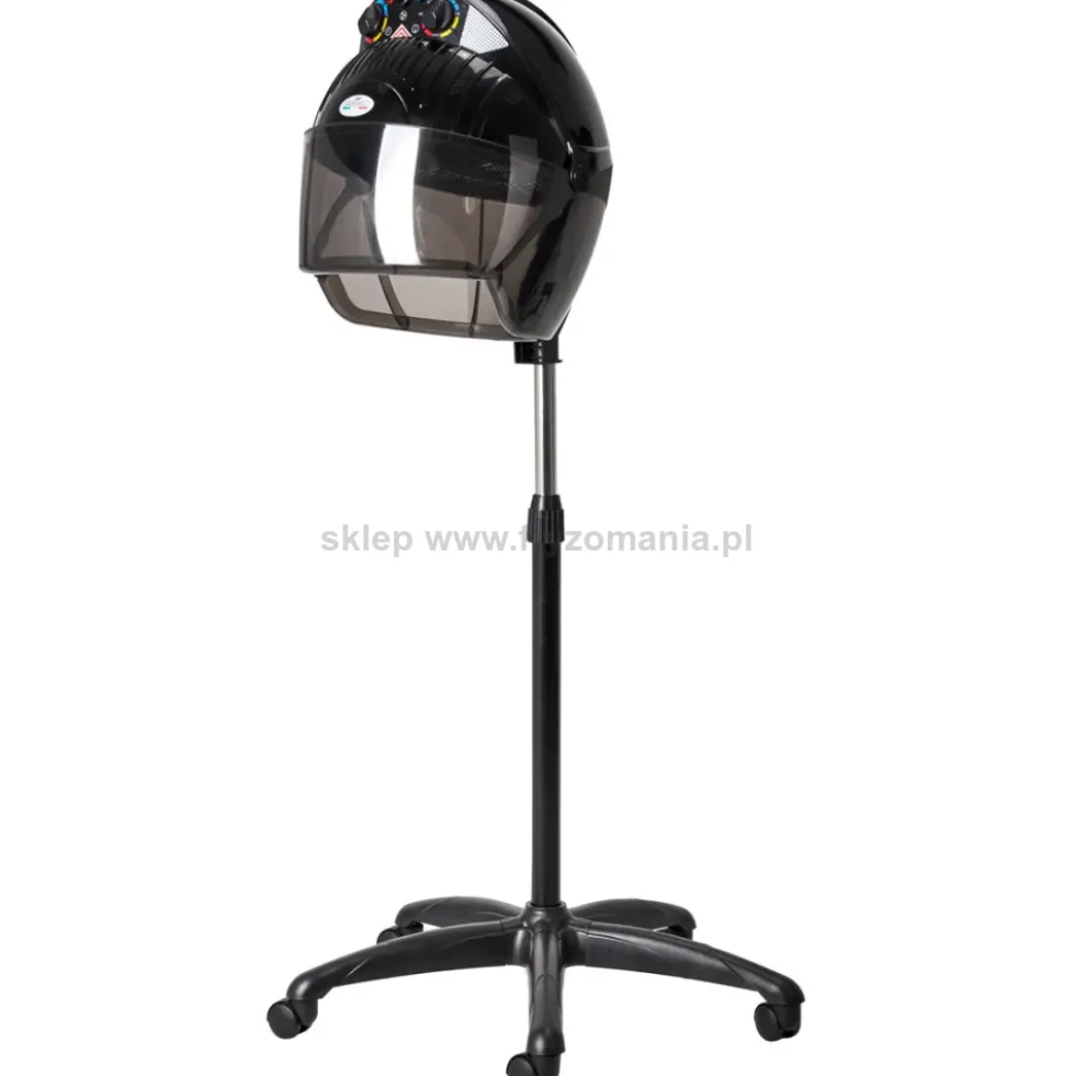 Gabbiano Centurion LVI-203S ionic Suszarka stojąca z trzema prędkościami, czarna