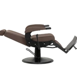 Gabbiano Continental Fotel barberski brązowy, dostępny w 48h