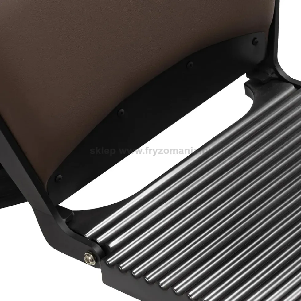 Gabbiano Continental Fotel barberski brązowy, dostępny w 48h