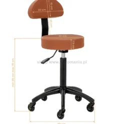 Gabbiano D026 Hoker fryzjerski brązowy dostępny w 48h