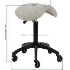 Gabbiano D032 Hoker fryzjerski szarobeżowy, dostępny w 48h