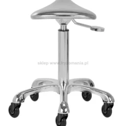 Gabbiano Fine Silver Taboret fryzjerski srebrny dostępny w 48h