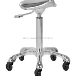 Gabbiano Fine Silver Taboret fryzjerski srebrny dostępny w 48h