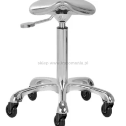 Gabbiano Fine Silver Taboret fryzjerski srebrny dostępny w 48h
