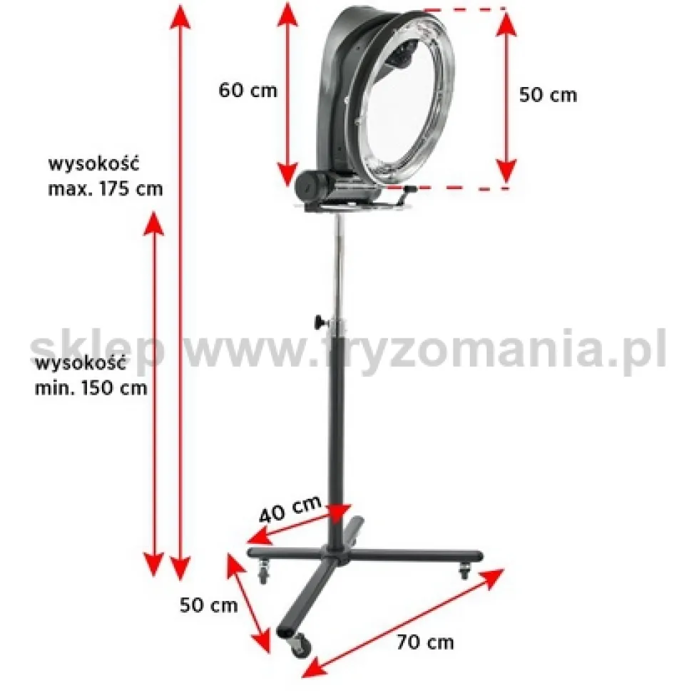 Gabbiano FL-101S infrazon stojący szary