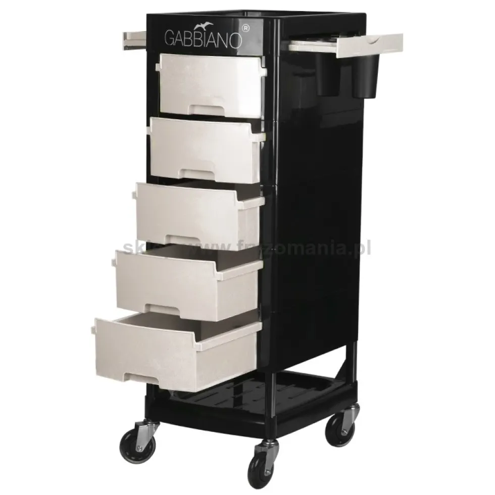 Gabbiano FT65 black/white Pomocnik fryzjerski dostępny w 48h