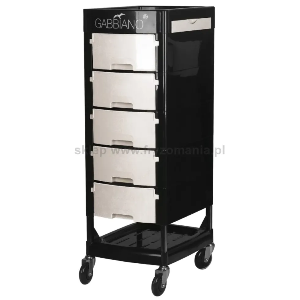 Gabbiano FT65 black/white Pomocnik fryzjerski dostępny w 48h