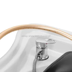 Gabbiano HEAD SPA 017 Myjnia fryzjerska z leżanką, czarna, dostępna w 48H