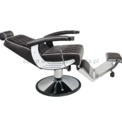 Gabbiano IMPERIAL Fotel barberski brązowy dostępny w 48H