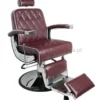 Gabbiano IMPERIAL Fotel barberski bordowy dostępny w 48H