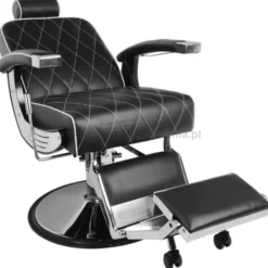 Gabbiano IMPERIAL Fotel barberski czarny dostępny w 48H