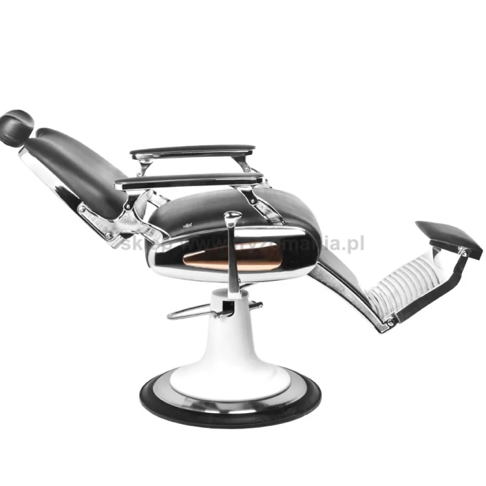 Gabbiano Moto Style Fotel barberski czarny dostępny w 48H