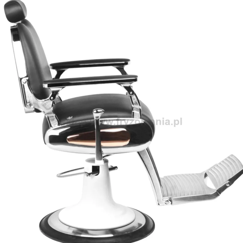Gabbiano Moto Style Fotel barberski czarny dostępny w 48H
