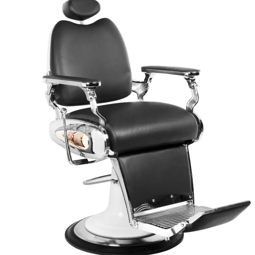 Gabbiano Moto Style Fotel barberski czarny dostępny w 48H