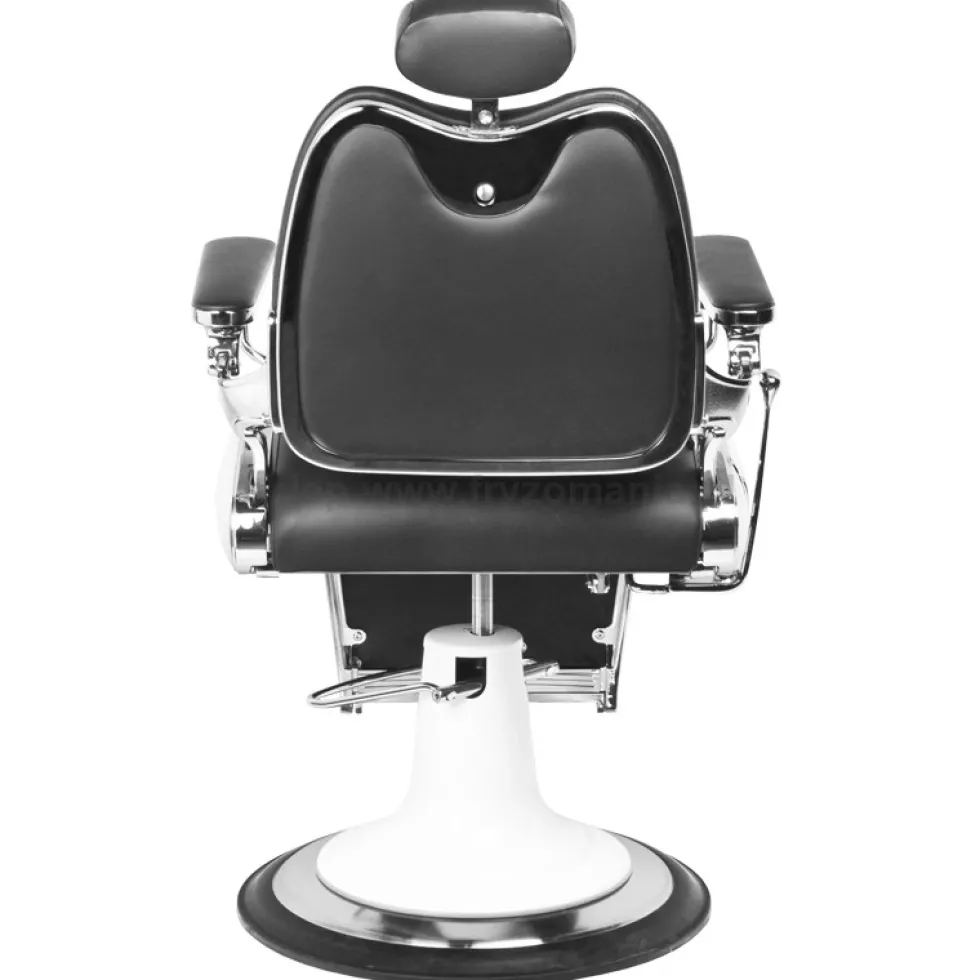 Gabbiano Moto Style Fotel barberski czarny dostępny w 48H