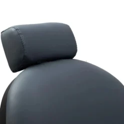 Gabbiano Niccolo Fotel barberski grafitowy bezguzikowy, dostępny w 48h