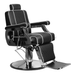 Gabbiano Paulo Fotel barberski czarny dostępny w 48h